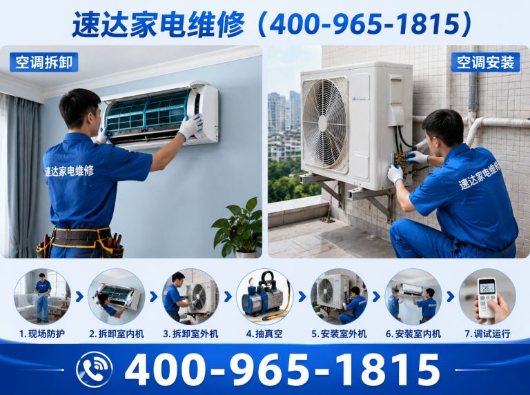黄石空调拆装展示图